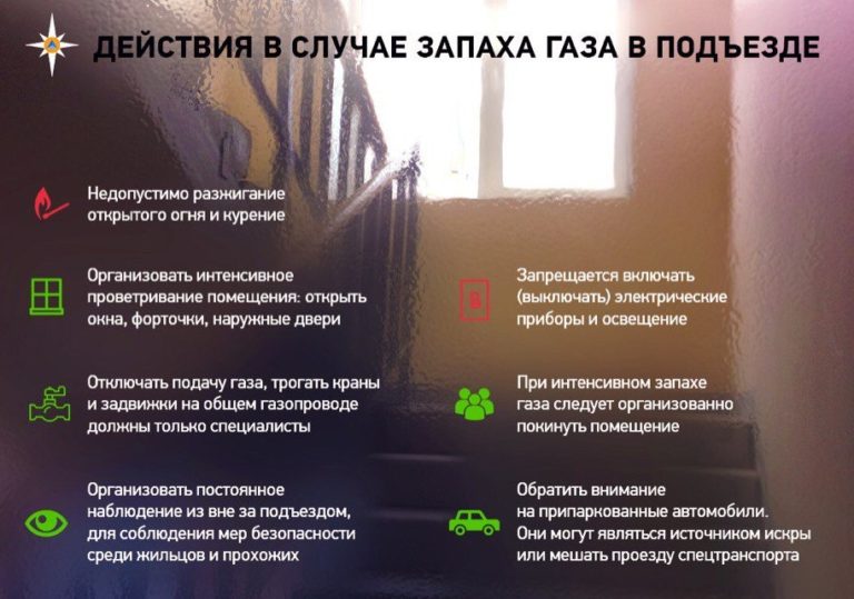 CHto delat esli pochuvstvovali zapah gaza 768x539